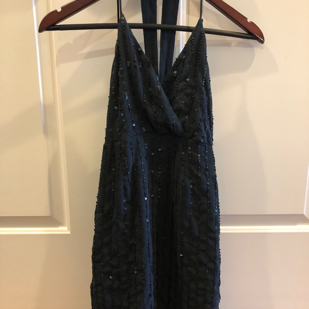 Beautiful beaded halter dress